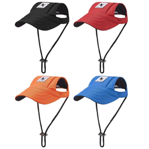 Casquette de baseball réglable pour chien, écologique, en tissu uni, style sportif, accessoires mignons pour animaux de compagnie <span class=keywords><strong>HELLOMOON</strong></span> pour chiens de petite/moyenne taille - Product Image 6
