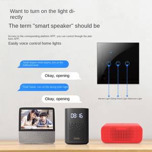 Sistema de Automatización del Hogar Más Popular, Control por Voz, Interruptor Táctil Inteligente para Pared EWeLink Smart 2CH 10A PC, QD Smart-TY-E3 - Product Image 3