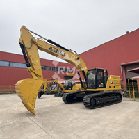 Excavatrice d'occasion CAT333 de 32,9 tonnes pour fossés, machine de terrassement hydraulique, exportateur CAT336 CAT340 CAT330 CAT 333 à vendre
