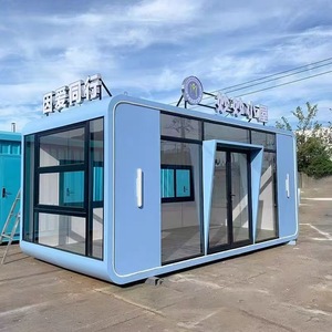 Estación de Unión Móvil con Estructura de Acero, Diseño Moderno de Quiosco con Marco de Acero Ligero, Solución Integral para Proyectos - Product Image 1
