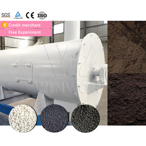 WINWORK Estiércol de aves de corral Fertilizante orgánico que hace la máquina Granulador de pasador agitador - Product Image 2