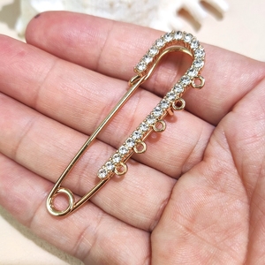 Conception populaire minuscule bébé épingles enfants poussette plaqué <span class=keywords><strong>or</strong></span> musulman Islam Allah épingles de sûreté bébé nouveau-né bijoux femmes broche broches - Product Image 4