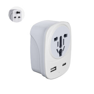 <span class=keywords><strong>TESSAN</strong></span> Adaptateur de prise 2-en-1 Royaume-Uni vers Australie/Nouvelle-Zélande avec 2 ports USB et mise à la terre pour les voyages - Product Image 6