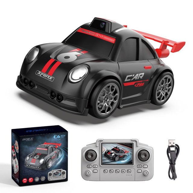 AiJH New Mini FPV RC Drift Car Smart Sensing Escape Mode Racing Camera Remote Control Vehicle Intelligent RC Car Toys