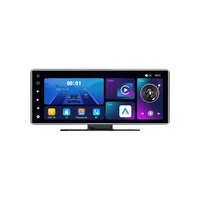 H508F 11,26 pouces avec caméra HD, caméra de recul, Carplay, Android Auto, Mirror Link, écran tactile IPS pour voiture, moniteur de voiture Linux