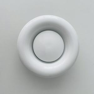 Rejilla de Ventilación Circular de Aluminio Blanca para Techo, Ajustable, de Bajo Precio - Product Image 2