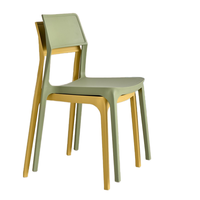 Chaise de salle à manger en plastique PP au design moderne - Mobilier pour la maison, la cuisine, le centre commercial, l'extérieur, le bureau à domicile et l'hôtel