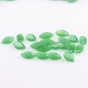 Gems <strong>Stone</strong> Malaysian Synthetic <strong>Jade</strong> Green Man-Made Emerald Green <strong>Jade</strong> <strong>Stone</strong> Glass Marquise Cut Synthetic Gemstone for Sale - Product Image 3