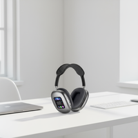 Nouveau casque sans fil circum-auriculaire MAX700 2025 pour le gaming transfrontalier, Bluetooth 5.3, réduction active du bruit (ANC), affichage numérique