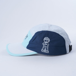Gorra de campamento de 5 paneles de nailon con logotipo de impresión Unisex con para todas las estaciones nueva personalización al por mayor actividad de ala plana - Product Image 3