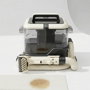 เครื่องทำความสะอาดแบบพกพาสำหรับคราบเปียกและแห้ง พร้อมแรงดูด 13KPA และไอน้ำร้อนสำหรับขจัดคราบบนผ้า - Product Image 4