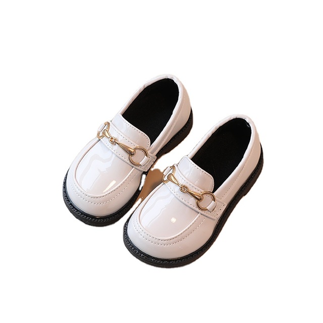 Children's Fashion Spring and Autumn Boys' Leather Shoes Girls' New Style Student Performance Shoes