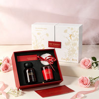 Caja de Regalo Magnética de Lujo Hecha a Mano, Ecológica, Personalizada con Etiqueta Privada OEM ODM, Vela Perfumada en Frasco para Pascua, Ramadán y Festividades