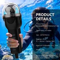 Boîtier de plongée 360° avec protection intégrale pour appareil, support standard pour Pocket 3, étui de plongée avec joystick