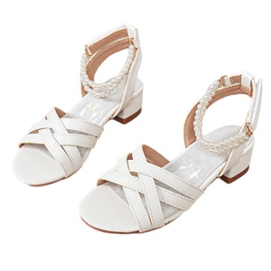 Sandales Princesse <span class=keywords><strong>à</strong></span> <span class=keywords><strong>Talon</strong></span> Épais et Bride Unique, Nouveau Style Européen pour Filles – Collection Été - Product Image 5