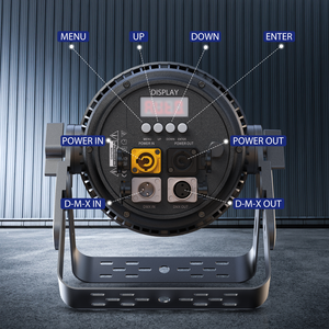 Faro Par <span class=keywords><strong>LED</strong></span> U`King 14x15W RGBW 4in1 Impermeabile IP65 Attrezzatura da Palco per DJ Discoteca Luce Par da Esterno - Product Image 6