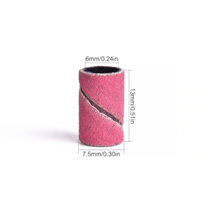 KADS 50 pièces Bandes de ponçage pour ongles avec tige métallique, pour lime à ongles électrique, grains 60/80/100/120/150/180/240/320 - Product Image 3