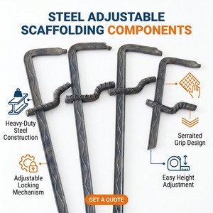 Abrazaderas de <span class=keywords><strong>Acero</strong></span> Modernas y Duraderas para Encofrado, Ajustables de 600mm a 1200mm, con 5 Años de Garantía - Product Image 2
