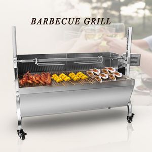 Stainless Steel Rotisserie <strong>Grill</strong> <strong>Electric</strong> Spit Roast <strong>Grill</strong> Small Outdoor <strong>Charcoal</strong> Rotating Bbq <strong>Grill</strong> - Product Image 2