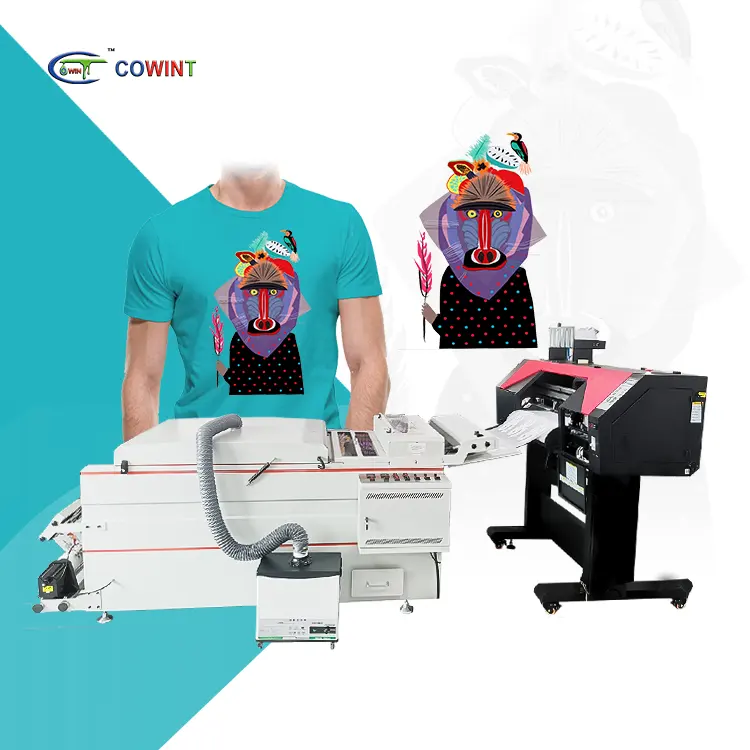 Cowint شكل كبير آلة طباعة صور رقمية تعويض الملابس نمط التسمية صنع آلة الطباعة للملابس