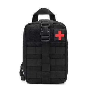 Pochette médicale en nylon pour survie en plein air, trousse de premiers secours 26*22*8cm, camping, randonnée, Molle IFAK EMT pour traumatismes - Product Image 3