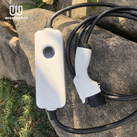 WISSENERGY CE RoHS Vente en gros 7KW 32A Station de recharge portable pour véhicules électriques réglable Type 2 Chargeur mobile pour voitures Nouveau prix bas