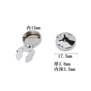 Botones de Puño Redondos de Acero Inoxidable para Camisa de Hombre, Accesorios para Uso Diario AN-832 - Product Image 5