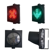 Feu de signalisation LED 300 mm avec croix rouge et flèche verte, haute efficacité et sécurité, pour barrière de sécurité routière, certifié CE, en plastique ABS