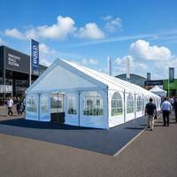 Carpa de Lujo GAXTENT con Ventanas Transparentes Tipo Iglesia, Estructura de Aluminio Impermeable, para Bodas, Fiestas y Eventos al Aire Libre, Precio de Fábrica