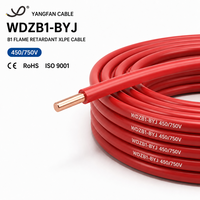WDZB1-BYJ LSZH XLPE Kabel 450/750V Massivkupfer 90C Halogenfrei Flammhemmendes Kabel für Gebäudeverkabelung