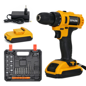 Ensemble de perceuse sans fil 18V avec batterie et support OEM - Kit d'outils électriques combinés à percussion en promotion - Product Image 1