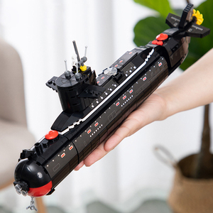 Quân sự 515pcs 094 chiến lược Hạt Nhân-powered mô hình tàu ngầm khối xây dựng công nghệ cao vũ khí với tên lửa con số gạch đồ chơi - Product Image 5