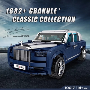 MOULD KING 10017 <strong>Technical</strong> Building Blocks Classic RR Cullinans Car Model MOC Bricks Vintage Car Kids DIY Toys Christmas Gifts - Product Image 6