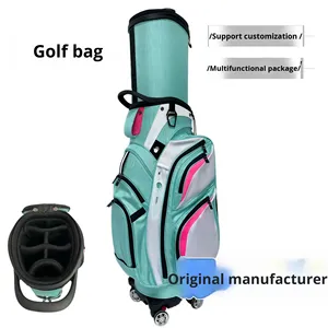 Factory Direct Supply Multi-Functional Retractable Carry Four-Wheel <b>Golf</b> Bag Waterproof Synthetic Leather Wear-Resistant Adults - Product Image 2