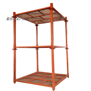 Estante de almacenamiento Metal Plegable Ajustable Almacén industrial Almacenamiento Neumático Pallet Stack - Product Image 2