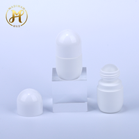 Vente en gros de contenants vides en PP ronds de 30 ml pour déodorant, lotion cosmétique, parfum, huile essentielle, emballage de flacon