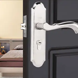 Heavy Duty Deurklink Met Keyless Lock Privacy Deur Lever Set Voor Slaapkamer En Badkamer