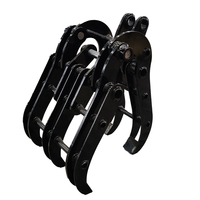 Aksesoris Grabber Grapple untuk Excavator Mini 0,8 Ton - 1,8 Ton / Mesin Penggali Kecil