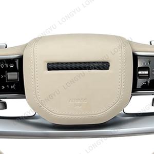 Volante deportivo de cuero blanco para Land Range Rover <span class=keywords><strong>Velar</strong></span> P300e PHEV <span class=keywords><strong>Velar</strong></span> SVAutobiography L560 <span class=keywords><strong>SV</strong></span> 2020 a ahora - Product Image 3