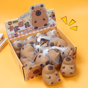 Juguetes Antiestrés <span class=keywords><strong>de</strong></span> Capibara para Apretar, Material TPR, Mochi Fidget Squishies para Niños, Regalos <span class=keywords><strong>de</strong></span> Cumpleaños, Venta al Por Mayor - Product Image 1