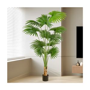 Venda quente Nova Simulação Ventilador Anêmona Planta Em Vaso Plantas Grande Interior Decorativa Verdura Ornamentos Falsa Árvore Arbustos Anêmona - Product Image 1