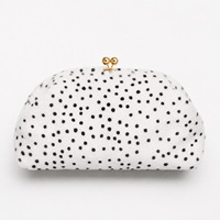 Sac à bandoulière en peluche premium pour femme, motif pois, nouveau style, avec cordon de serrage, fabrication OEM/ODM sur mesure