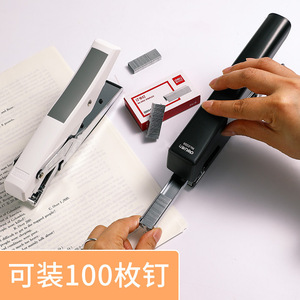 Deli 0329 Handheld Stapler Size 12 Labor Saving Office Study Use 100 Sheets Capacity - Product Image 2