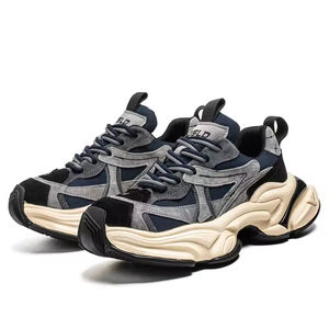 Zapatillas Deportivas Retro de Malla con Cordones para Hombre, Blancas, de Gran Tamaño, Transpirables, Impermeables, Antideslizantes, Casuales - Product Image 1