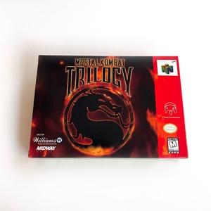 Boîte de remplacement pour cartouche de jeu Mortal Kombat en carton épais avec plateau pour N64 - Product Image 3