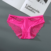 Ladymate ODM/OEM Bragas De Encaje Sexy Women Lace Transparent Underwear Ladies Sexy Panties Briefs Lingerie Plus Size Underwear