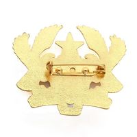 Épinglette personnalisée en émail dur avec emblème d'aigle, fabriquée sur mesure, badge métallique personnalisé pour organisation, cadeau officiel