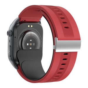 Montre connectée intelligente DF S15 pour personnes âgées avec surveillance de la santé, pompe à air, mesure de la pression artérielle, écran AMOLED, appels Bluetooth, appels SOS, montre connectée sportive pour hommes - Product Image 4