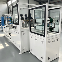 Ligne de production d'extrusion de tuyaux ondulés à paroi simple à faible perte de puissance à vide, avec surface dentée rigide, 8m/min - 38m/min