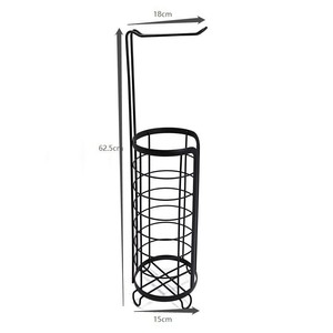 Wire Toilet Paper Holder Modern Design Iron Material Office <b>Bathroom</b> Use Eco-Friendly Tissue Box - Product Image 5